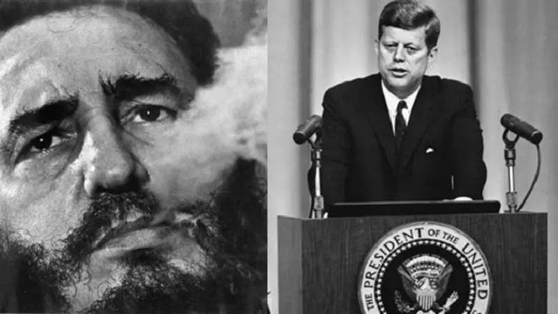 Fidel Castro dan John F. Kennedy