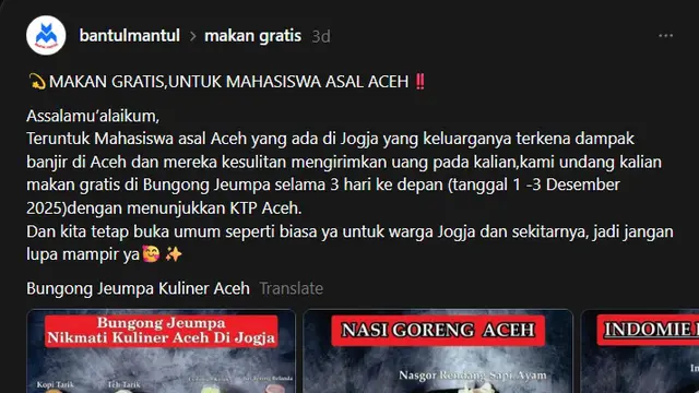 Bantul Mantul x Bungong Jeumpa