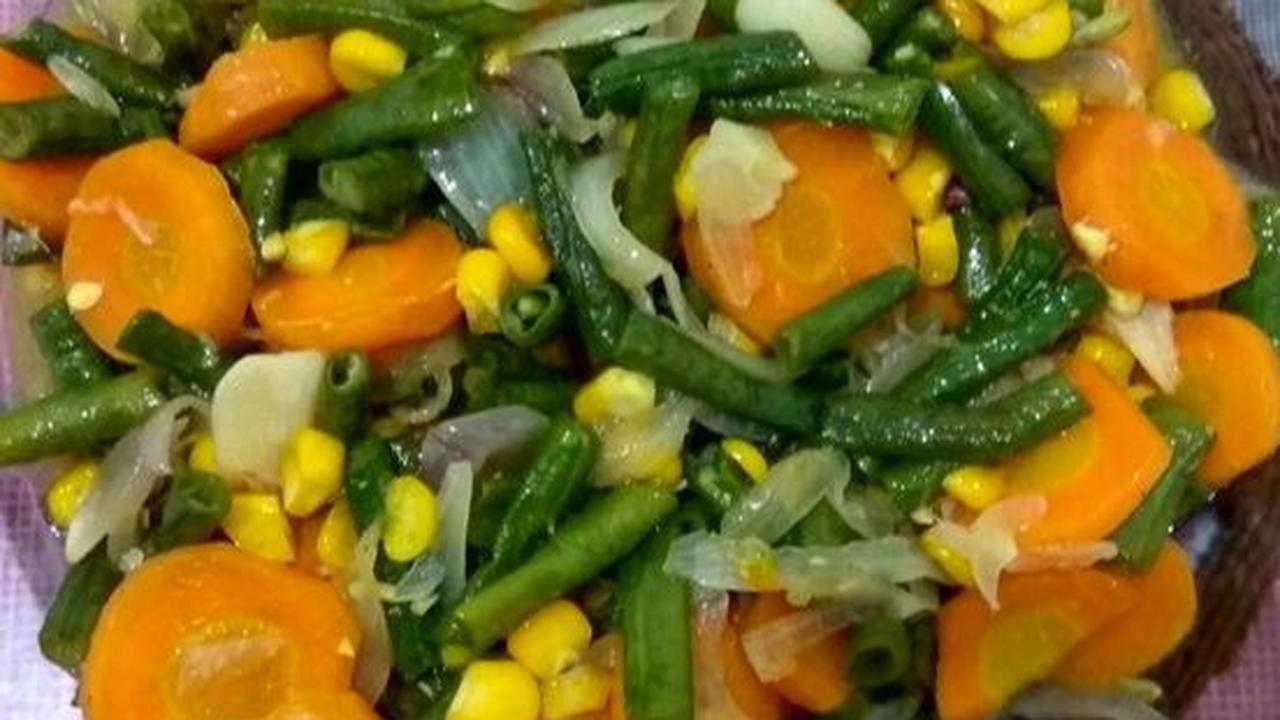 Sayur Wortel dan Kacang Panjang