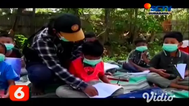 VIDEO: Belajar Sambil Bermain Musik di Alam Terbuka Hilangkan Kejenuhan