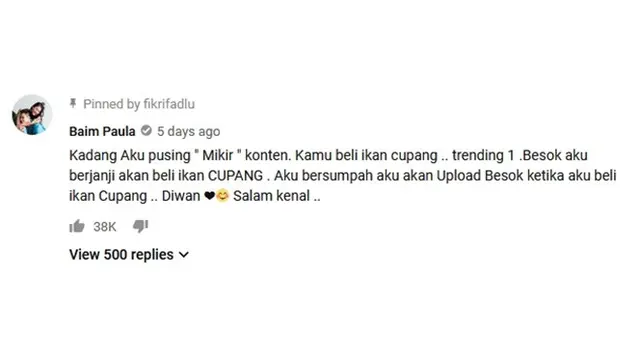 Video 'Beli Ikan Cupang' Viral, Begini Sosok Bernama Diwan