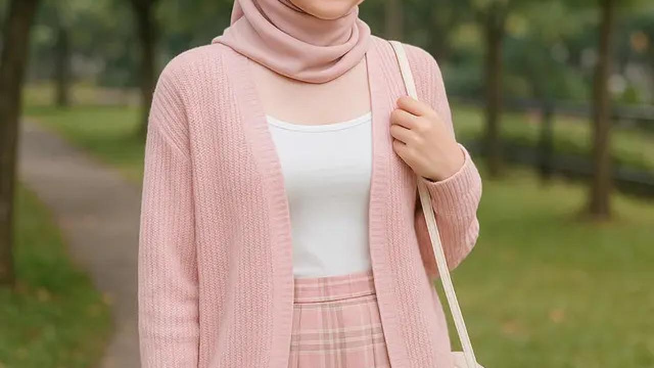 7 Model Cardigan Rajut Warna Pink yang Cocok untuk Wanita yang Ingin Tampil Aesthetic