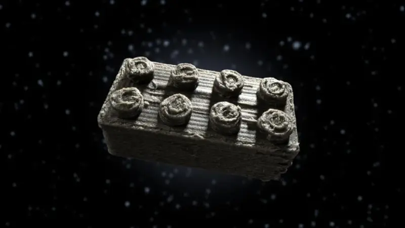 Balok Lego terbuat dari debu meteroit