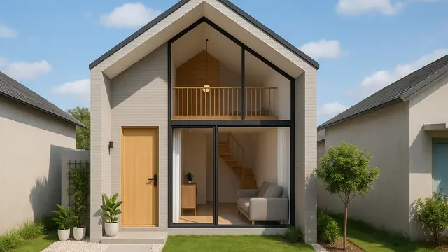 7 Model Rumah 5x8 dengan 2 Kamar dan Taman Mini, Nyaman untuk Keluarga Muda