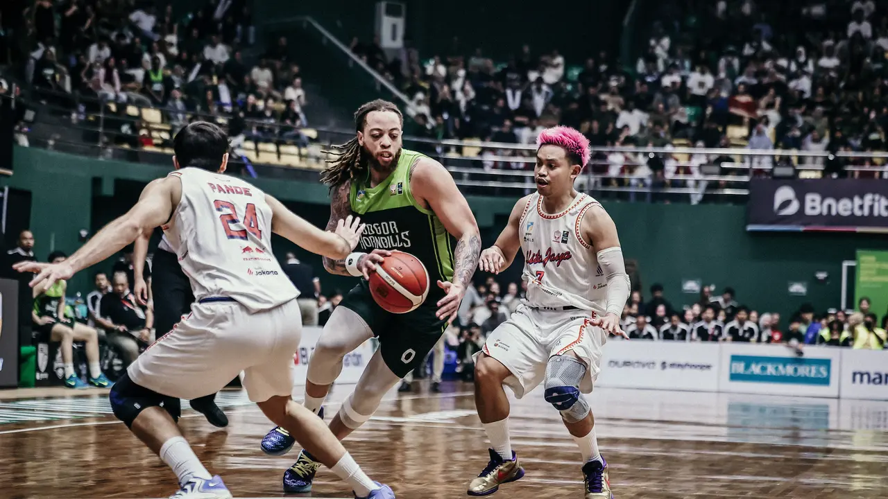 Duel sengit final IBL 2026 antara Bogor Hornbills melawan Pelita Jaya