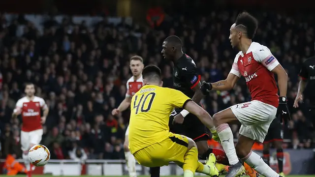 Arsenal vs Rennes  (AFP/Ian Kington)