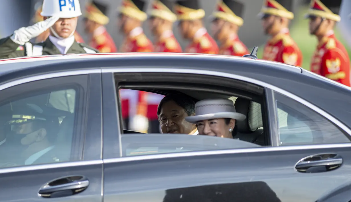 Pada Senin, 19 Juni 2023, Kaisar Naruhito dan Permaisuri Masako akan memenuhi undangan Presiden Jokowi di Istana Bogor. (ANTARA FOTO/POOL/Sigid Kurniawan)