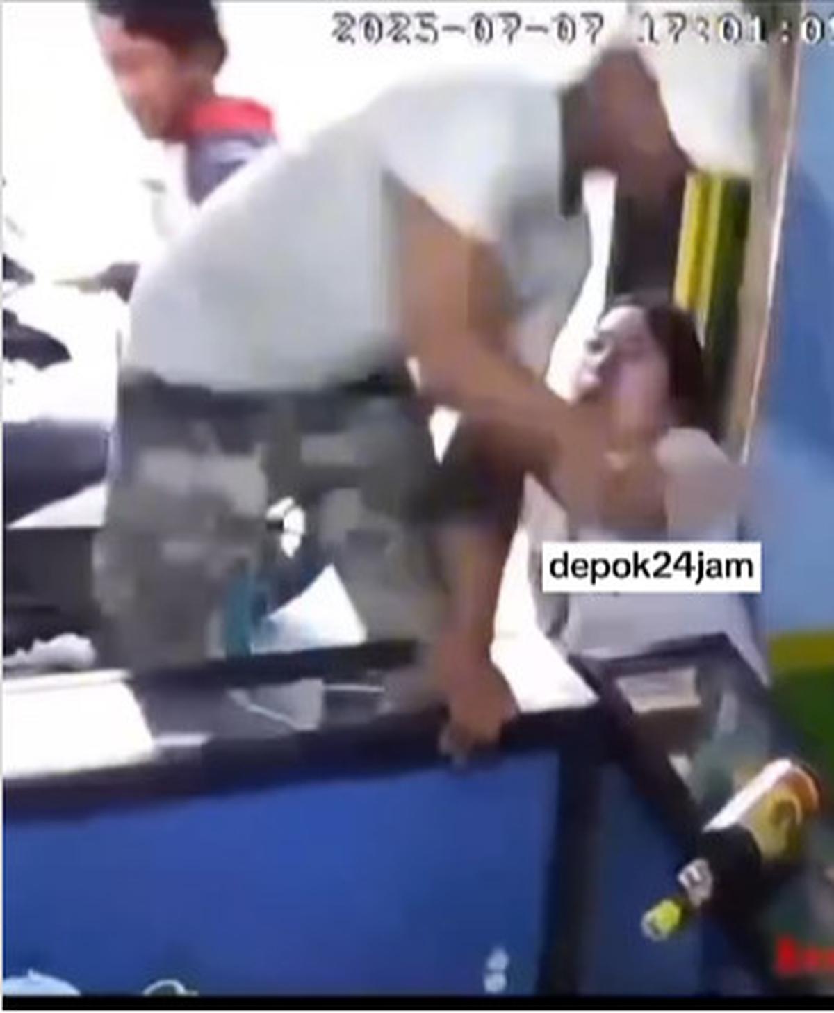 Viral Preman Mengamuk di Depok