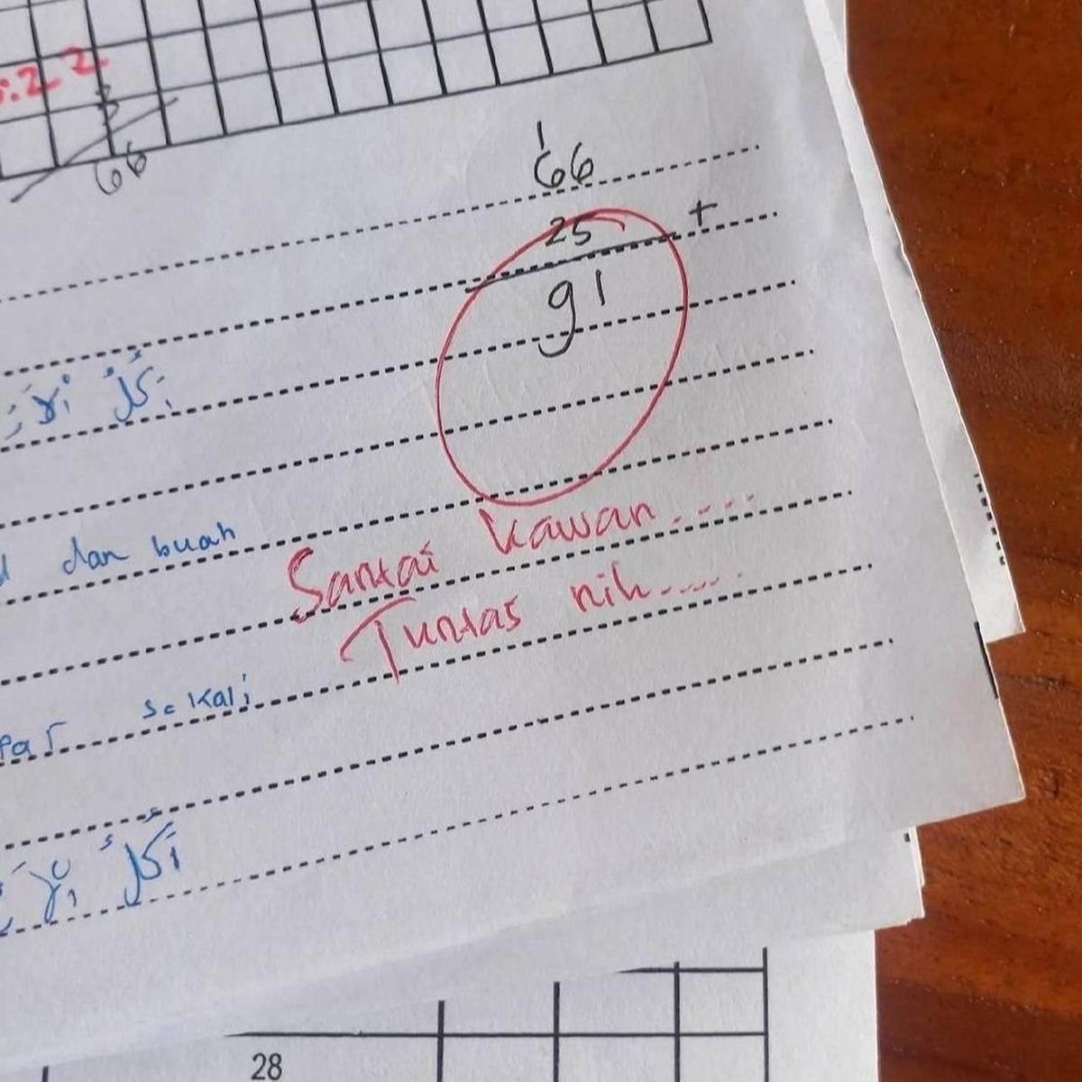 Cara Guru Beri Nilai Ujian Muridnya ini Jadi Sorotan