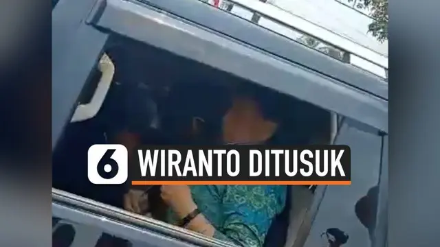 Menko Polhukam Wiranto ditusuk seorang pria ketika menghadiri peresmian sebuah gedung kampus di Pandegelang, Banten. Jeritan warga pecah ketika melihat Wiranto ditusuk sebelum masuk ke dalam mobil.