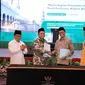 Badan Kesejahteraan Masjid (BKM) bersama Badan Wakaf Indonesia (BWI) menandatangani MoU Gerakan Wakaf Uang Berbasis Masjid. (Istimewa)