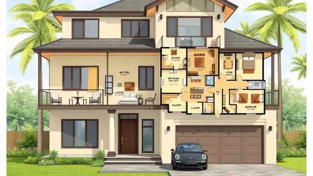 Denah Rumah 2 Lantai Minimalis
