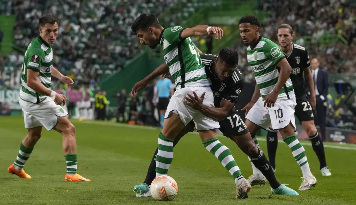 Berkat hasil ini, Juventus berhak lolos ke babak semifinal. (AP Photo/Armando Franca)
