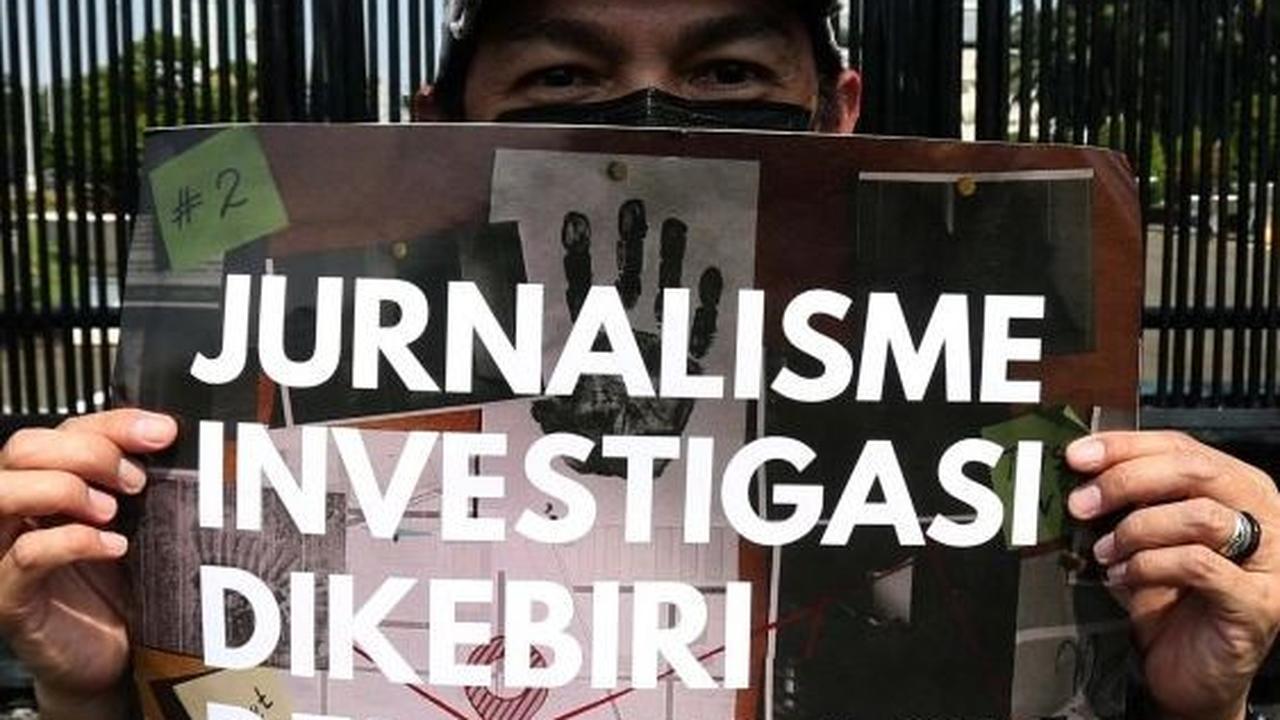 Setidaknya ada tiga poin tuntutan organisasi pers pada aksi unjuk rasa yang dilakukan hari ini. Foto: Liputan6.com / Helmi Fithriansyah