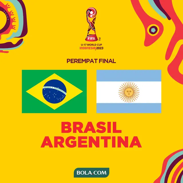 Perempat Final Piala Dunia U-17 - Brasil Vs Argentina