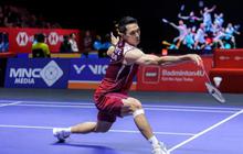 FOTO: Sempat Tertinggal, Jonatan Christie Bangkit dan Tumbangkan Jason Teh di Indonesia Open 2025