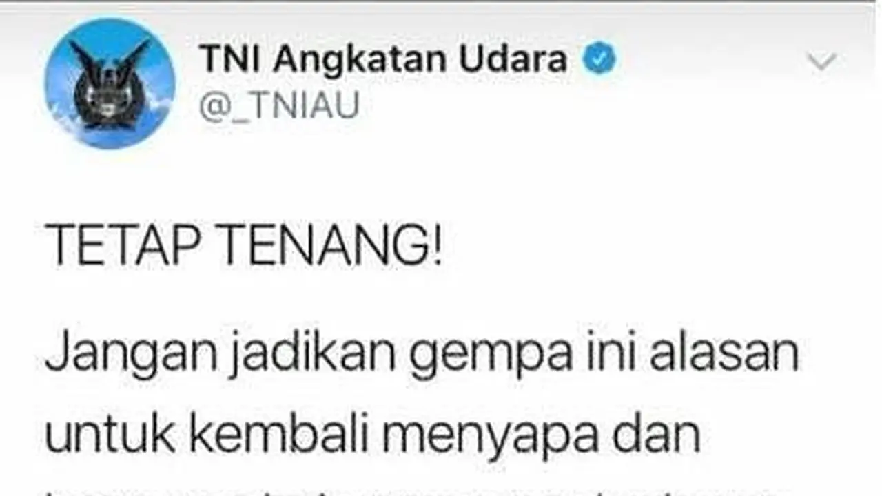 8 Twit Kocak Tentang Gempa Jadi Ajang Hubungin Mantan Pacar
