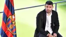 Sergio Aguero - Bomber asal Argentina yang baru bergabung dengan Barcelona musim ini secara mengejutkan memilih gantung sepatu. 
Aguero terpaksa mengakhiri kariernya lebih cepat lantaran tidak punya pilihan setelah didiagnosa mengalami kelaianan pada jantungnya. (AFP/Pau Barrena)