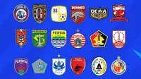 BRI Liga 1 - Ilustrasi Logo Klub BRI Liga 1 Musim 2024/2025 (Bola.com/Adreanus Titus)
