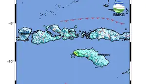Gempa Magnitudo 6,1 Guncang Sumba Barat Daya NTT