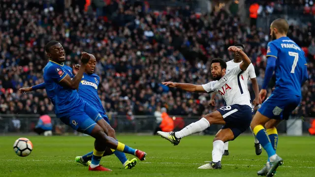 Tottenham Hotspur Singkirkan Wimbledon