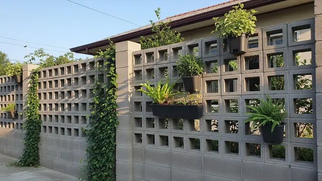 Model Pagar Rumah Desa Minimalis Tanpa Besi Berat
