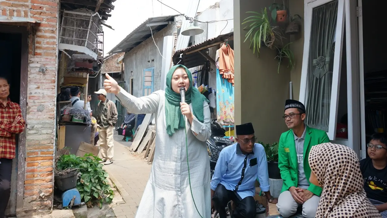 Relawan Asandra menggelar pengajian dan ngobrol santai bersama Ibu PKK di Mergosono, Kecamatan Kedungkandang, Kota Malang, Jawa Timur.