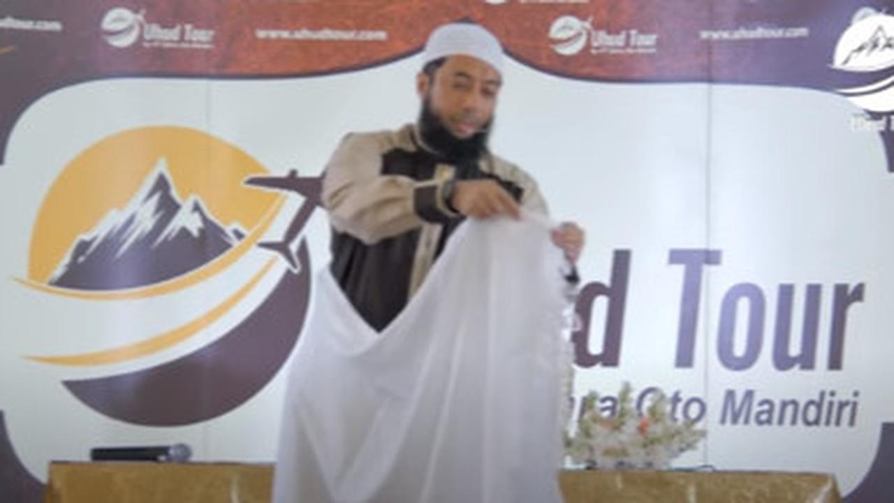 Cara Memakai Kain Ihram Laki-laki yang Praktis