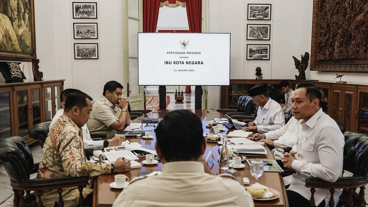 Presiden Prabowo Gelar Pertemuan dengan Menteri & Kepala Otoritas Bahas Nasib IKN, Tetap Berjalan?