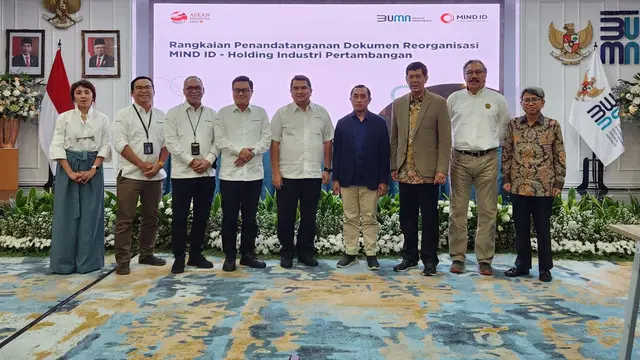 Rapat Umum Pemegang Saham (RUPS) MIND ID - INALUM. Holding Industri Pertambangan atau MIND ID resmi memiliki nama usaha bernama PT Mineral Industri Indonesia (Persero). (Dok MIND.ID)