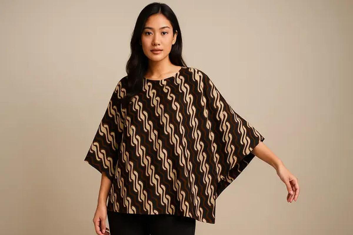 7 Model Tunik Batik Lengan Kelelawar Tren Sekarang 2025, Anggun dan Nyaman