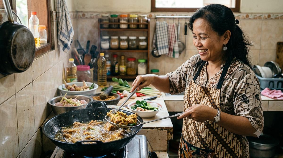 Resep Ayam Goreng Serai yang Harum tanpa Ungkep Lama,/AI Generated