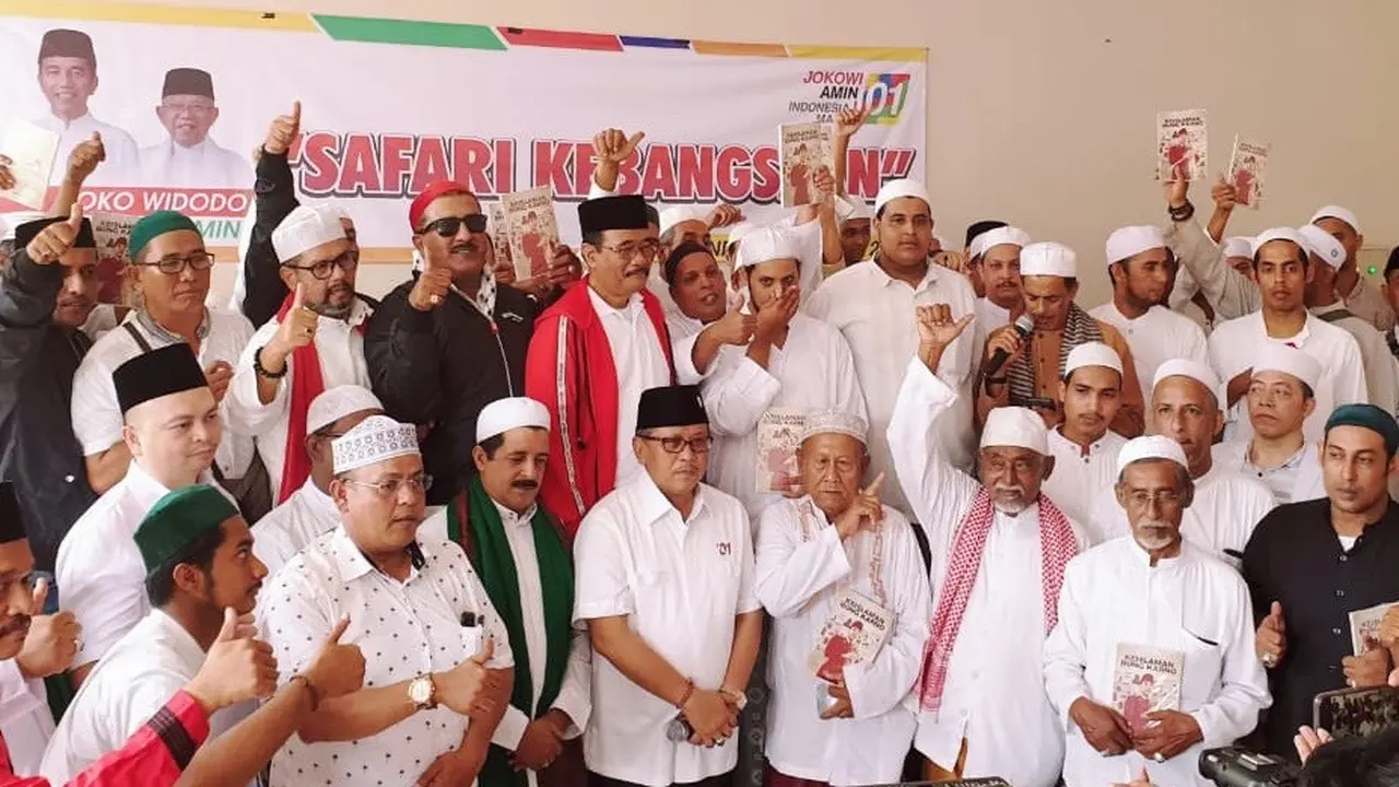 Ratusan habib di Situbondo, Jawa Timur, mendeklarasikan dukungan ke Jokowi-Ma'ruf Amin