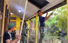 Sekolah Terdampak Banjir Aceh Sumut Kembali Beroperasi, TNI Sigap Pulihkan Fasilitas Pendidikan