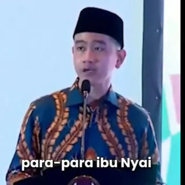Pidato Gibran Rakabuming di Acara Fatayat NU Disorot, Dianggap Langgar Pedoman Ejaan yang Disempurnakan
