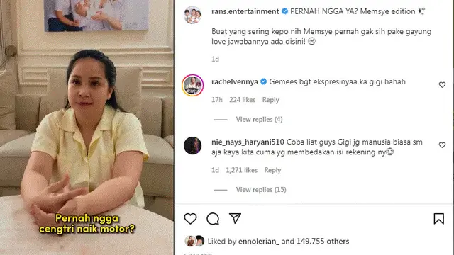 Nagita Slavina Pernah Menggunakan Gayung Berbentuk Love hingga Sampo Isi Air bila habis