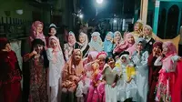 Ragam kegiatan dalam rangka menyambut Tahun Baru Islam, 1 Muharram 1446 Hijriah dilaksanakan Sanggar Belajar Umi Yati di Kota Medan