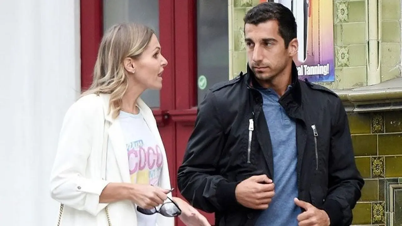 Henrikh Mkhitaryan dan kekasihnya Jude Cisse