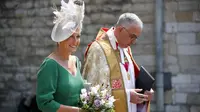 Sophie, Countess of Wessex, menghadiri layanan ulang tahun NHS ke-70 di Westminster Abbey, London, Inggris, 5 Juli 2018. (TOLGA AKMEN / POOL / AFP)