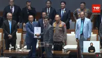 Pemerintah dan DPR mengubah kesepakatan batas usia pensiun Kapolri dalam pembahasan RUU Polri. (Foto: Tangkapan Layar YouTube TV Parlemen)