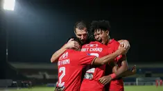 Gol tunggal Rohit Chand di menit 50 jadi pembeda di laga ini. Tambahan tiga poin membuat Persija memutus tren negatif usai dua laga sebelumnya mereka menelan kekalahan. (Bola.com/Bagaskara Lazuardi)