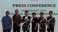 Jumpa pers Summer 2017 Southeast Asia Championship Game Vainglory. Liputan6.com/ Agustinus Mario Damar