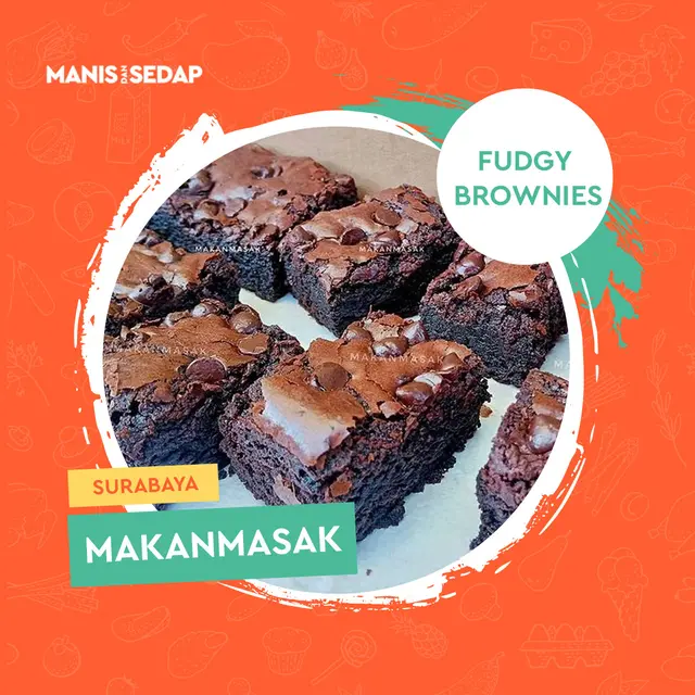 Fudgy Brownies MakanMasak