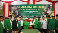 Plt Ketua Umum Partai Persatuan Pembangunan (PPP) Muhamad Mardiono menyambangi Himpunan Alumni Miftahul Huda (Hamida) di Jawa Barat. (Foto: Tim Humas PPP)