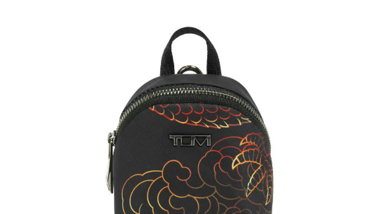 Foto TUMI Voyageur Charm Pouch in Dragon Print