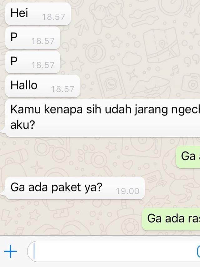 7 Chat Tanda Ditolak Secara Halus Ini Bikin Senyum Getir