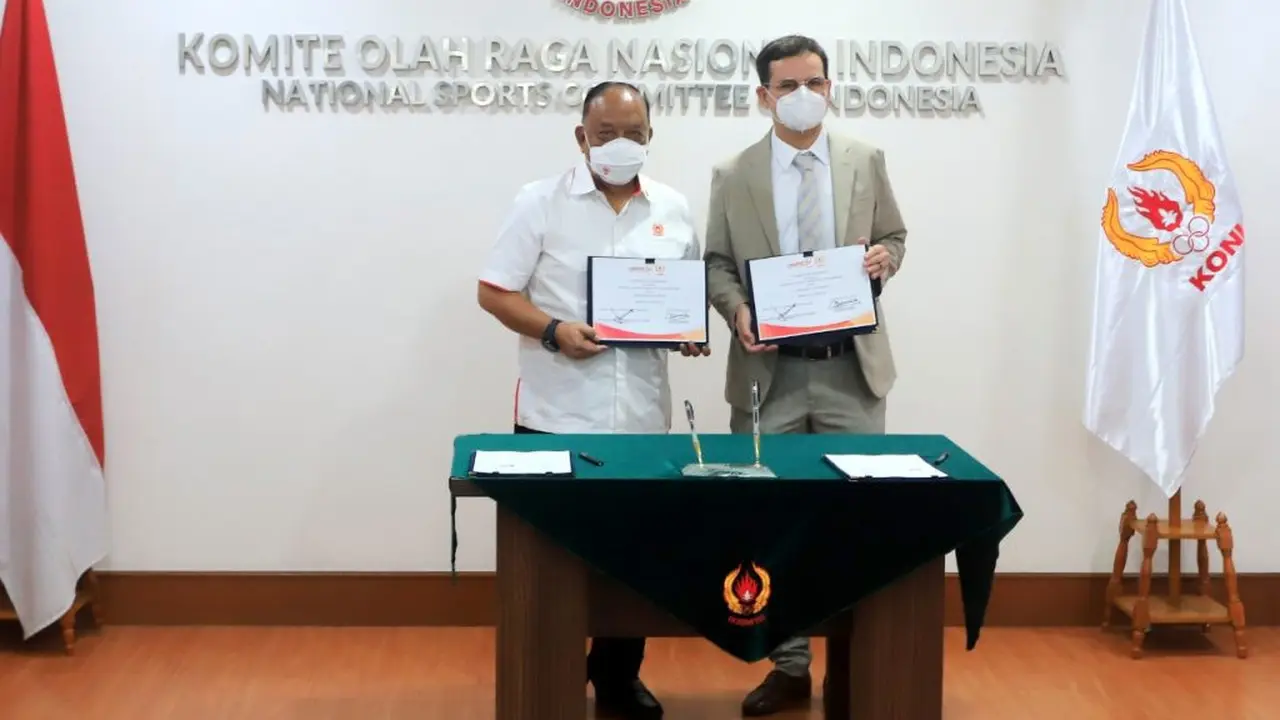 Koni kerjasama dengan konsultan sarana dan prasarana Olahraga Labo Sport Asia
