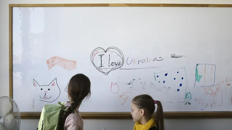 Potret Anak-Anak Pengungsi Ukraina Mulai Sekolah di Jerman