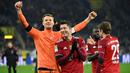 Kontribusi Robert Lewandowski memastikan Bayern Munich menutup tahun ini dengan meyakinkan. Secara keseluruhan, penyerang berusia 33 tahun itu sudah membuat 30 gol dalam 25 penampilan di seluruh kompetisi musim ini. (AFP/Ina Fassbender)