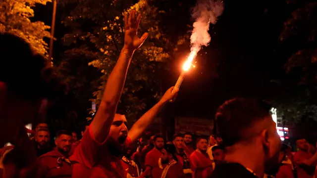 Nyala Suar Sambut Lolosnya Turki ke 16 Besar Euro 2024